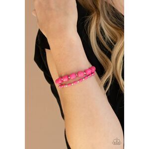 Colorfully Country Pink Bracelet (228)